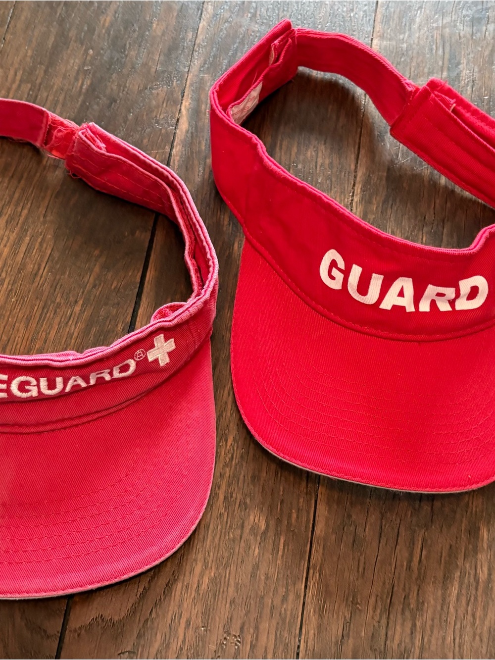 Lifeguard visors (2 included) hats